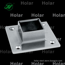 square handrail floor flange